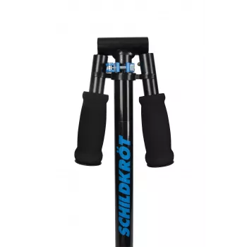SCHILDKROT Junior Kick Scooter City Scooter Runabout, Μπλε, Κατάστρωμα και τιμόνι αλουμινίου, τροχοί PU 145 mm, 3-θέσια ρύθμιση ύψους, αναδιπλούμενο 510303
