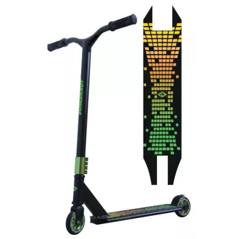 SCHILDKROT Kickless Forest Stunt Scooter, κατάστρωμα αλουμινίου 500 x 100 mm, Y-Bar, τροχοί 100 mm, ABEC 7, από 8 ετών, max. 100 kg 510432