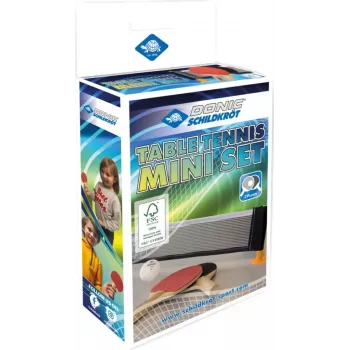 DONIC SCHILDKRÖT Σετ Mini πινγκ πονγκ – 2 ρακέτες FSC (140 x 90 mm), μπάλα, δίχτυ 788460
