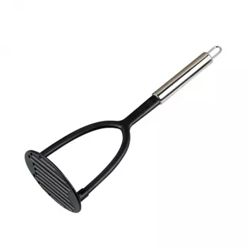 Kesper 104865 Πρέσα πατάτας, ανοξείδωτος χάλυβας/πλαστικό, Ασημί/Μαύρο