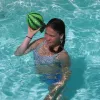 SCHILDKROT Splash Ball Watermelon μπάλα νερού, πράσινη, διάμετρος 250 mm, αντιολισθητική επιφάνεια, 1 τεμ. (970292)