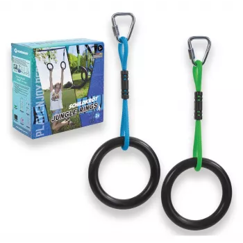 SCHILDKROT Jungle σετ δακτυλίων, δακτύλιοι ABS 180 mm με σχοινιά ανθεκτικά στην UV, 1 σετ (970714)