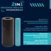 SCHILDKROT σετ 2 σε 1 μάλαξης με ρολό μαύρο/μπλε αφρός EPP 960237
