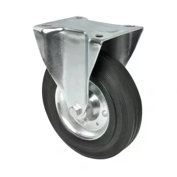Wagner design yourself σταθερό ροδάκι RO 8200 ασημί, τροχός 50 mm, αντοχή 50 kg, γαλβανισμένος χάλυβας 4820001