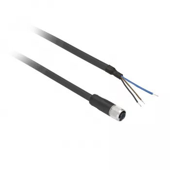 TMSS GERMANY Telemechanique Sensors Υποδοχή M12 ευθεία 5 ακίδων 5m καλώδιο αισθητήρα PVC XZCP0566L5