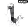 Wagner design yourself Βάση τοίχου WH 2089 μαύρη (15208901)