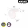 Wagner design yourself EH 2135 Προστατευτικό γωνιών πλαστικό Ø 3,5 cm 4 τεμ. (15213599)