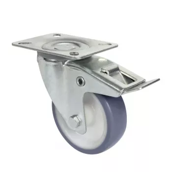 Wagner design yourself Ροδάκι με φρένο RO 7600 γκρι 75 mm (4760001)