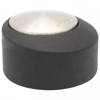 Wagner Design Yourself EH 5181 Σταματητής πόρτας δαπέδου, ψευδάργυρος χυτός με λαστιχένιο πέλμα, ματ νικέλ, 50 mm 15518111