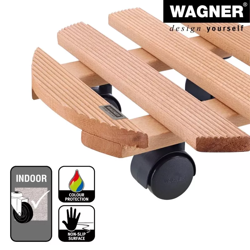 WAGNER Multiroller Country Καφέ κάστανο στρογγυλό ροδάκι γλάστρας 20018201