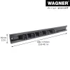 Wagner design yourself βάση τοίχου WH 2096 μαύρο (15209611)