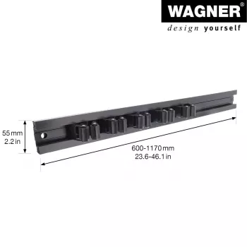 Wagner design yourself βάση τοίχου WH 2096 μαύρο (15209611)