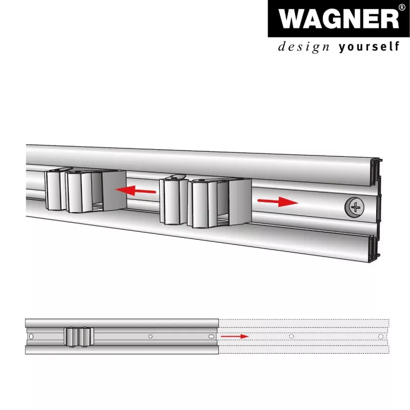 Wagner design yourself βάση τοίχου WH 2096 μαύρο (15209611)