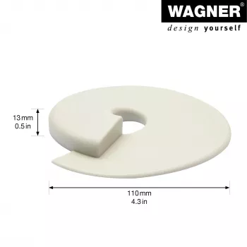 Wagner Design Yourself EH 6979 στοπ πόρτας πλαστικό λευκό αυτοκόλλητο 15697901