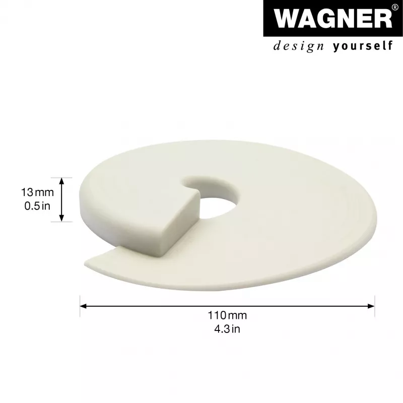 Wagner Design Yourself EH 6979 στοπ πόρτας πλαστικό λευκό αυτοκόλλητο 15697901