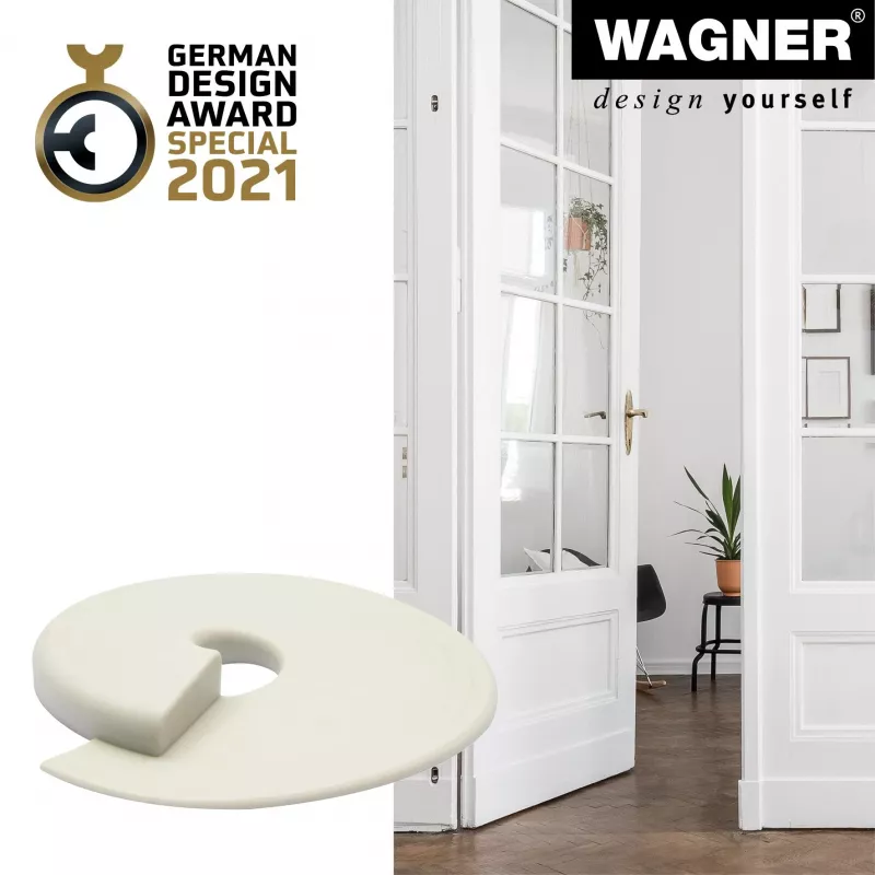 Wagner Design Yourself EH 6979 στοπ πόρτας πλαστικό λευκό αυτοκόλλητο 15697901