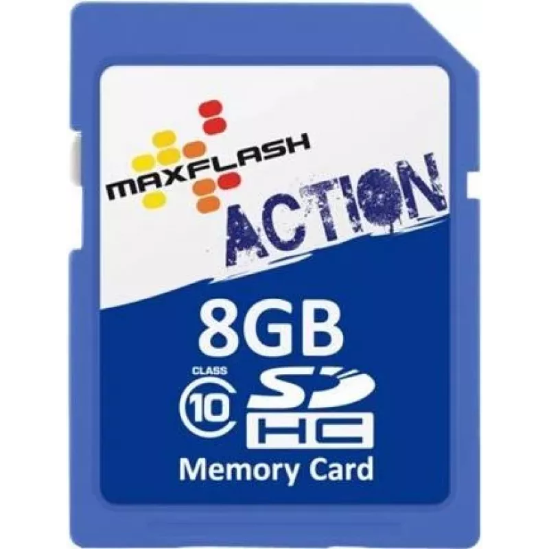 MEMORYSOLUTION MAXFLASH 8GB κάρτα Action SDHC Class 10, Retail SD8GHCCL10M-R