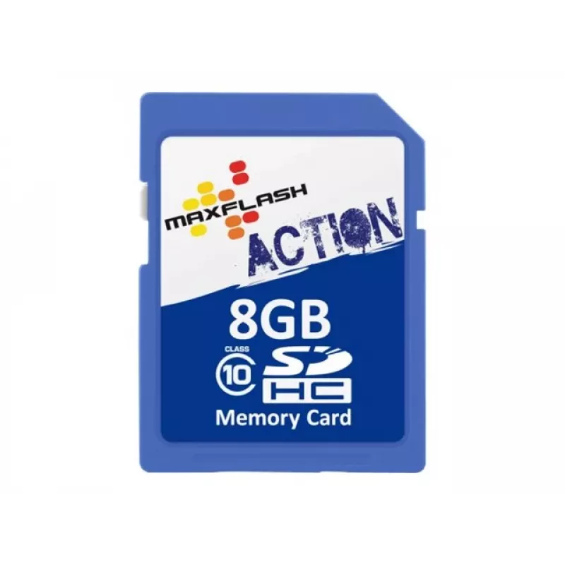 MEMORYSOLUTION MAXFLASH 8GB κάρτα Action SDHC Class 10, Retail SD8GHCCL10M-R