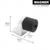 Wagner design yourself EH 5001 στοπ πόρτας από ψευδάργυρο χυτό και πλαστικό (15500111)