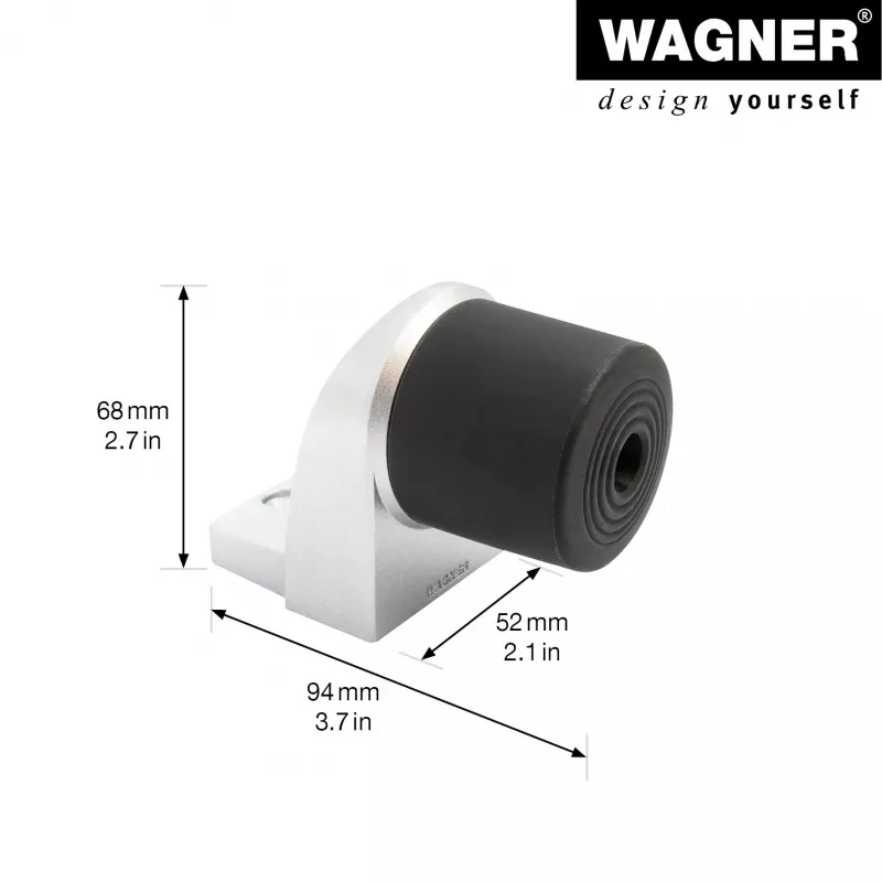 Wagner design yourself EH 5001 στοπ πόρτας από ψευδάργυρο χυτό και πλαστικό (15500111)