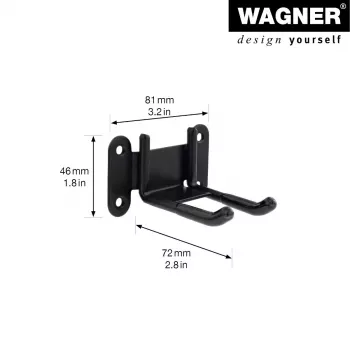 Wagner design yourself βάση τοίχου WH 2092 μαύρο (15209201)