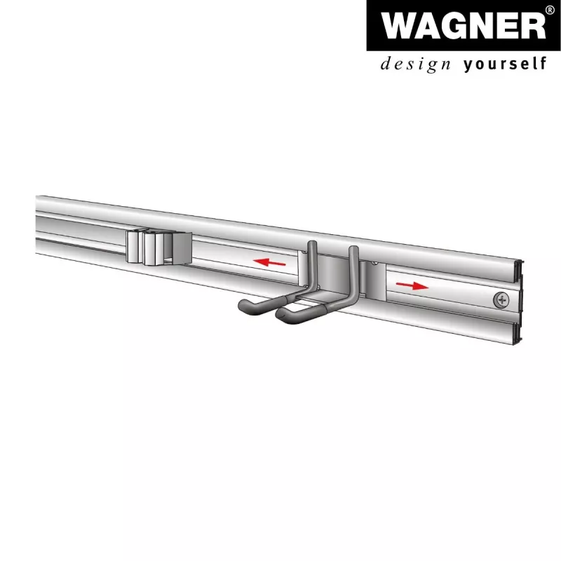 Wagner design yourself βάση τοίχου WH 2092 μαύρο (15209201)