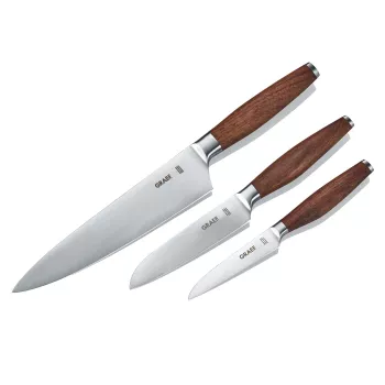 GRAEF KN 5150 σετ μαχαιριών κουζίνας 3 τεμ. λεπίδες Solingen 9cm/13cm/20cm