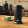 GRAEF MS 402 EU αυτόματο συσκευή αφρού γάλακτος, χωρητικότητα θέρμανσης 240 ml, μαύρο
