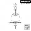 Wagner design yourself EH 5200 Λαστιχένια τάπα πόρτας 15520011
