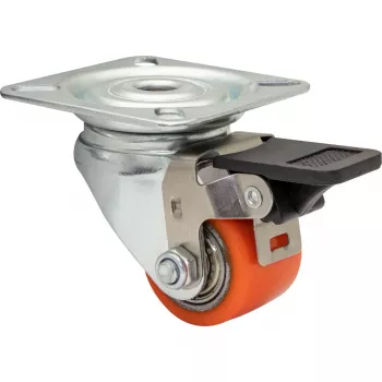 Wagner design yourself Ρόδα με φρένο βαρέως τύπου RO 7935 Κόκκινο 75 mm 100 kg 4793501