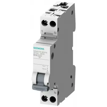 Siemens SENTRON 5SV6016-7GV16 AFDD/MCB 6kA C16 1P+N 1TE (συσκευασία 12 τεμ.)