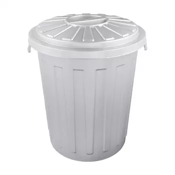 KEEEPER Κάδος απορριμμάτων Mats 23L Maxi Ø36x42cm Ασημί