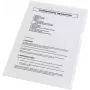 LEITZ Esselte Standard Plus Θήκες με διάτρηση A4, συσκευασία 100 τεμ., Διαφανές, πολυπροπυλένιο 56218