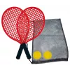 Schildkröt Σετ beach tennis, μαύρο/κόκκινο – 2 ρακέτες πλαστικές και μπάλα soft 970130