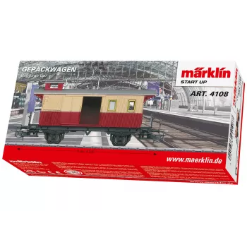 Märklin 4108 H0 Επιβατικό βαγόνι 2ης θέσης Schürzenwagen DB εποχή III-IV