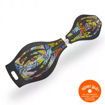 SCHILDKROT Waveboard Good Vibes Graffiti Μεγάλη πλαστική πλατφόρμα με αντιολισθητική υφή 510801