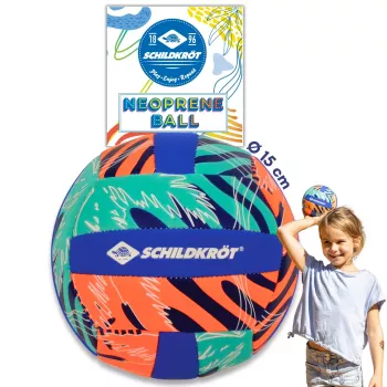 SCHILDKROT Neopren Mini Beachvolleyball Μέγεθος 2 Μαλακή υφασμάτινη επιφάνεια Ανθεκτικό στο αλάτι 970342