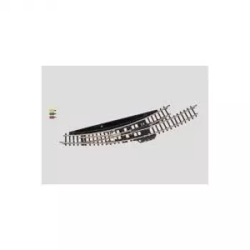 Märklin Z-Gauge Ηλεκτρομαγνητικός καμπύλος διακόπτης Αριστερά - Μαύρο/Κίτρινο 8568