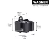 Wagner Design Yourself βάση τοίχου WH 2095 μαύρο (15209502)