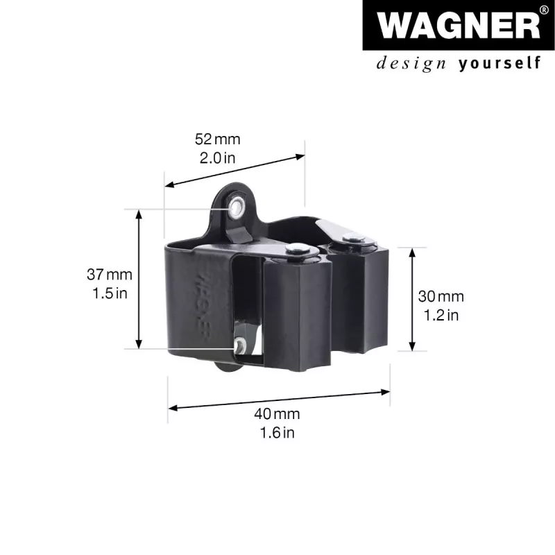 Wagner Design Yourself βάση τοίχου WH 2095 μαύρο (15209502)