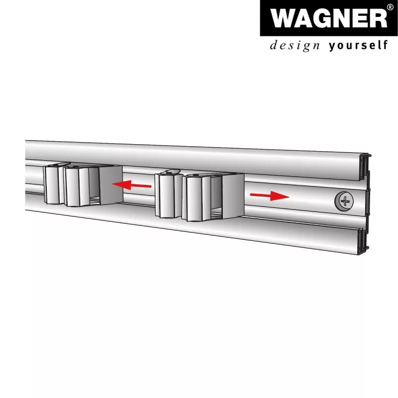 Wagner Design Yourself βάση τοίχου WH 2095 μαύρο (15209502)