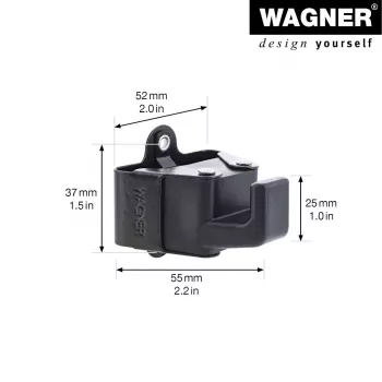 Wagner design yourself γάντζος ρούχων WH 2098 μεμονωμένος γάντζος μαύρο 2 τεμ. (15209802)