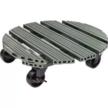 WAGNER design yourself ροδάκι φυτών GH0558 πλαστικό, Ø 38,5 cm σκούρο πράσινο στρογγυλό, 1 τεμ. 20055801
