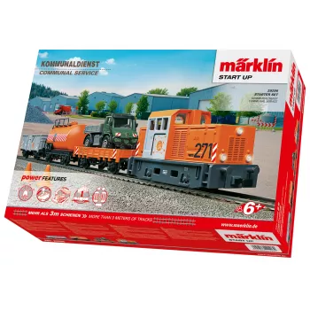 Märklin Start up 029296 H0 σετ εκκίνησης δημοτική λειτουργία με ντιζελομηχανή και 2 βαγόνια ανατροπής