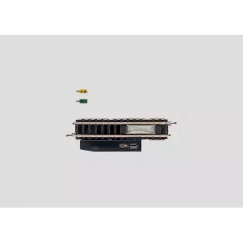 Märklin Z Σιδηροτροχιά αποσύνδεσης ευθεία 8587 - 110 mm, Μαύρο