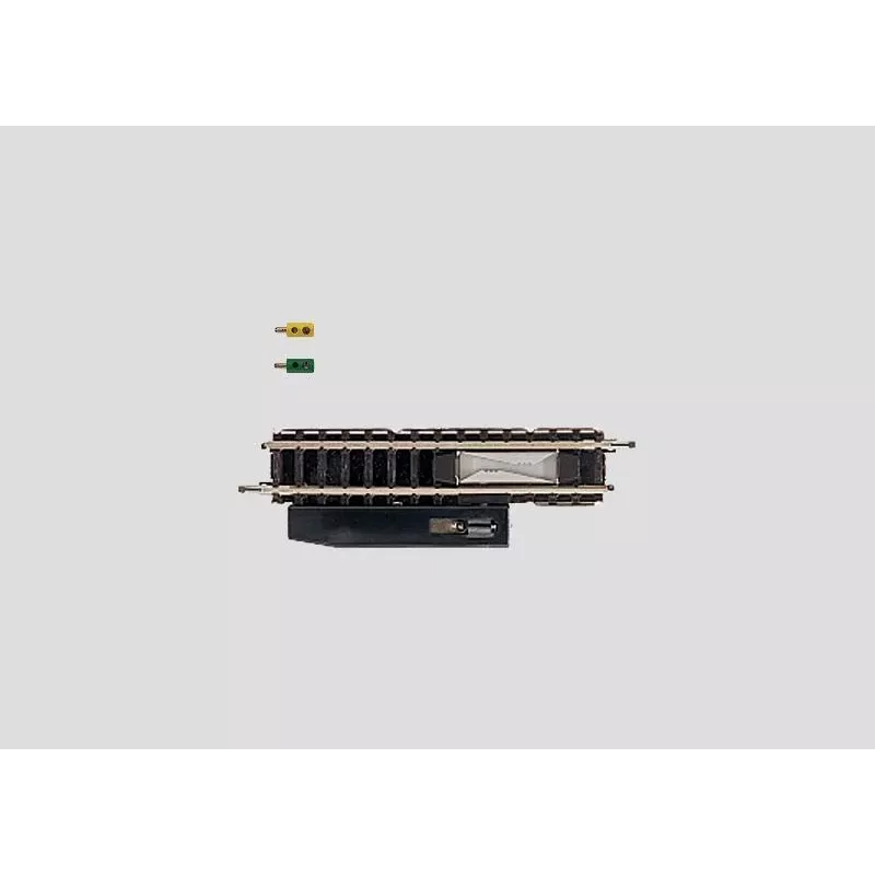 Märklin Z Σιδηροτροχιά αποσύνδεσης ευθεία 8587 - 110 mm, Μαύρο