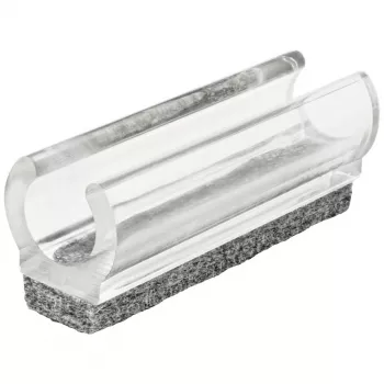 Wagner design yourself EH 0690 Clip-On Ολισθητήρες επίπλων, πλαστικό, 12 mm στρογγυλά πόδια, συσκευασία 4 τεμ., Λευκό 15069099