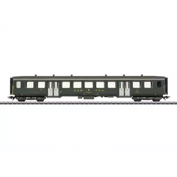 Märklin 043373 H0 SBB Ελαφρύ χαλύβδινο επιβατικό βαγόνι 2. Θέση