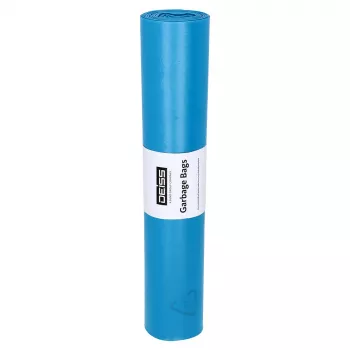 DEISS Σακούλες απορριμμάτων βαρέως τύπου STANDARD 120L Μπλε 6µm (συσκευασία 25 τεμ.) 20067