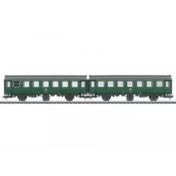Märklin 43186 H0 Ζεύγος βαγονιών μετασκευής 2. Θέση DB Εποχή IV